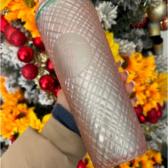 SOLD🌷STARBUCKS 2023 summer jeweled pearl pink tumbler ✨ - Picture 11 of 15